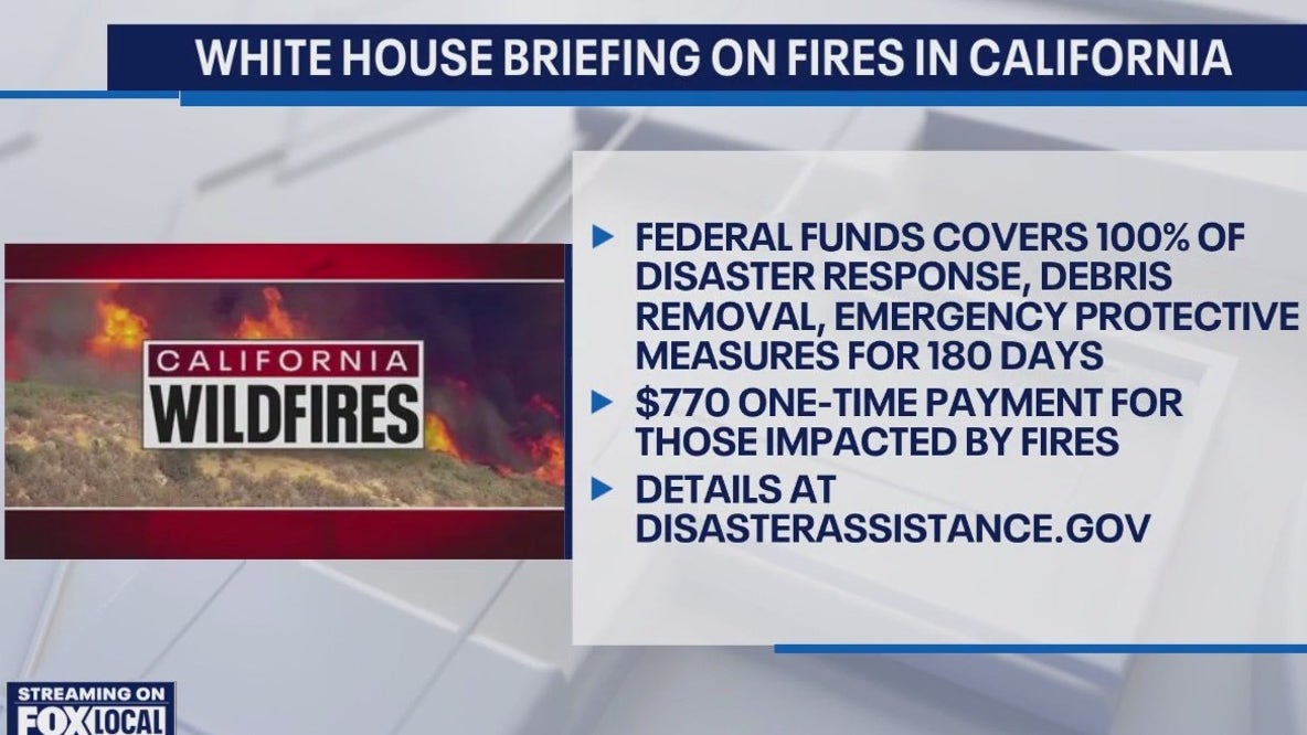 Federal funding available for fire victims